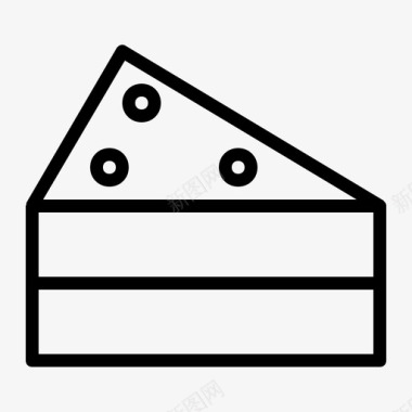 奶酪蛋糕吃的食物图标图标