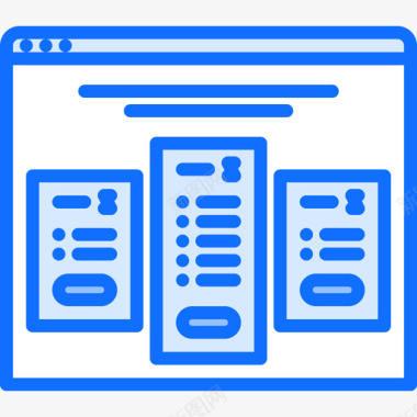 www网站定价网站8蓝色图标图标