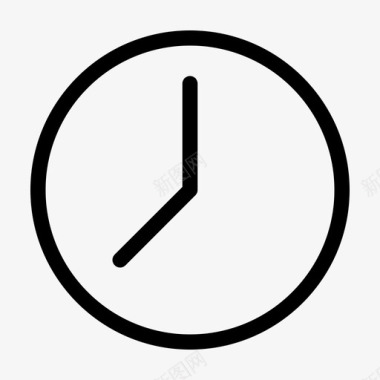 时钟钟面时间图标图标