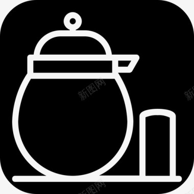 水壶餐具厨房用具图标图标