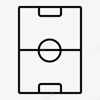 足球场比赛足球图标图标