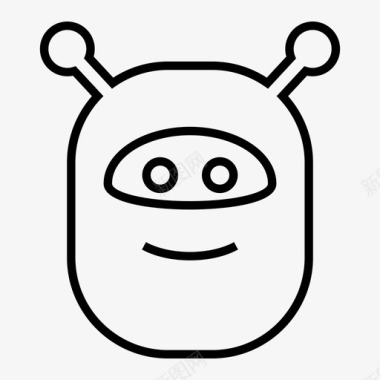 机器人android人工图标图标