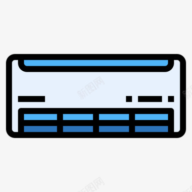 加厚空调被空调家具169线性颜色图标图标