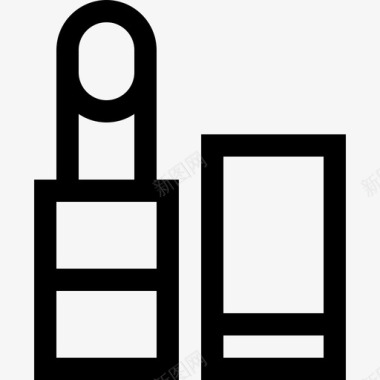 扇形口红口红零售41直线型图标图标