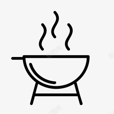 烧烤自助餐厅图标图标