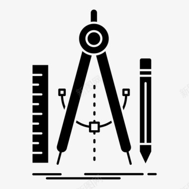 几何空间背景建造几何数学图标图标