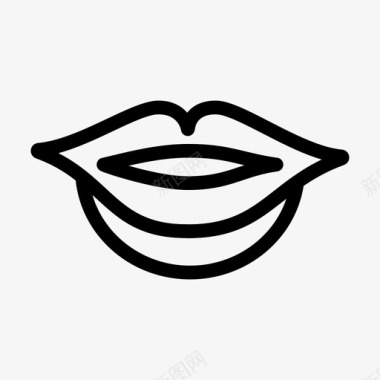 妇女节展板嘴唇嘴巴妇女节图标图标