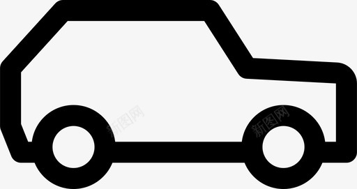 越野车汽车车辆图标图标