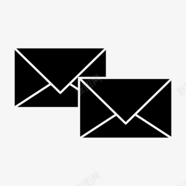 邮件商务信函图标图标