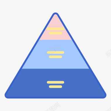 金字塔占比图金字塔图信息图6线性颜色图标图标