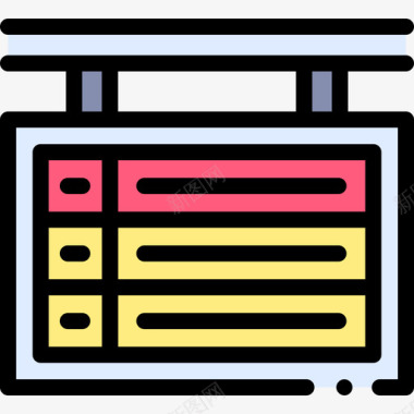 记分牌图标记分牌4号拱廊线形颜色图标图标