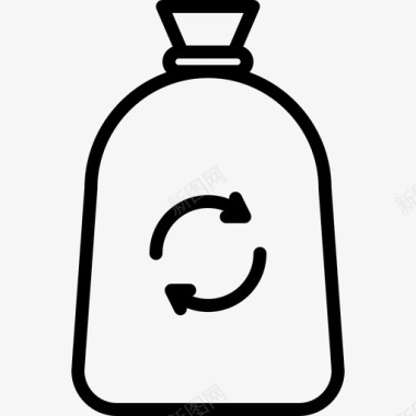 垃圾删除图标垃圾清洁75线性图标图标