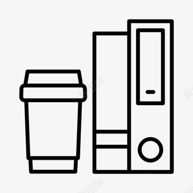 办公室商务咖啡图标图标