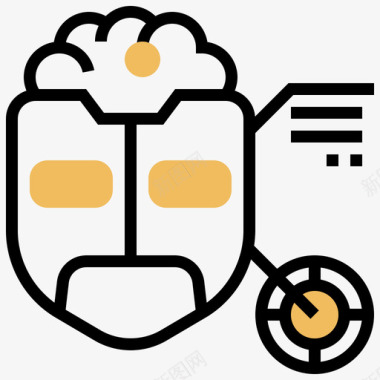 智能人工图灵人工智能61黄影图标图标