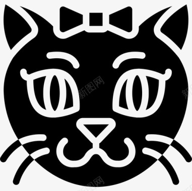 猫咪猫咪快乐的化身图标图标