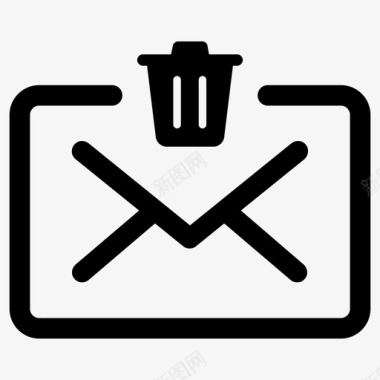 垃圾邮件垃圾邮件删除邮件电子邮件图标图标