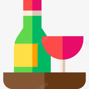 葡萄酒意大利19平淡图标图标