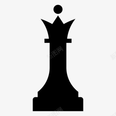 国籍象棋国际象棋游戏国王图标图标