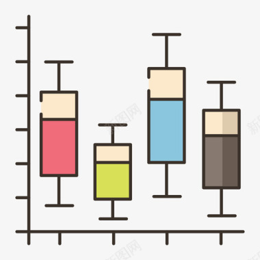 旅行信息图条形图信息图4线颜色图标图标