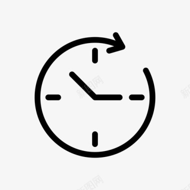 时间时钟最后期限图标图标