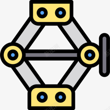 动感线千斤顶2号动车线颜色图标图标
