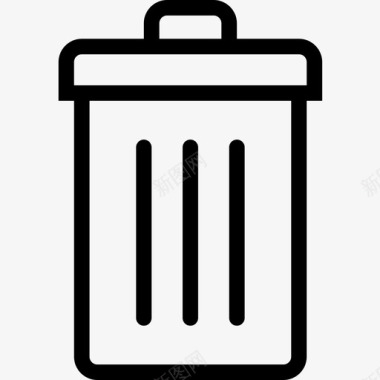 垃圾删除图标删除业务361线性图标图标