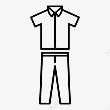 衣服男装裤子图标图标