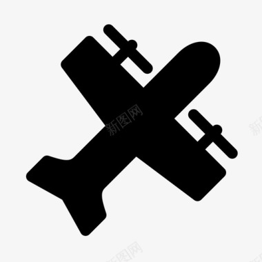 涡轮螺旋桨飞机航空公司航班图标图标