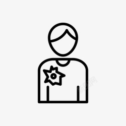 正义化身受害者化身犯罪图标高清图片