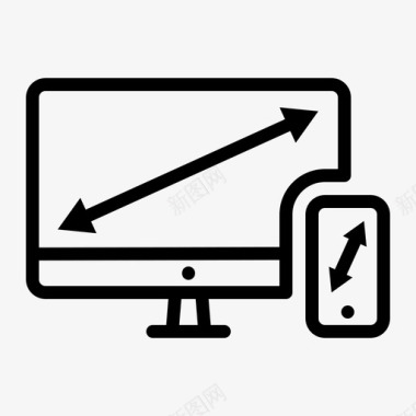 搜索引擎优化网络搜索引擎优化响应式图标图标