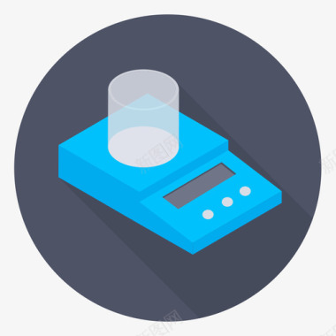 圆形火焰图标重量实验室科学1圆形图标图标