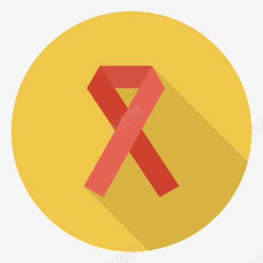 艾滋病健康与健身1通告图标图标