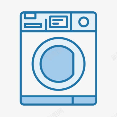 洗衣机厕洗卫设备-洗衣机-1图标
