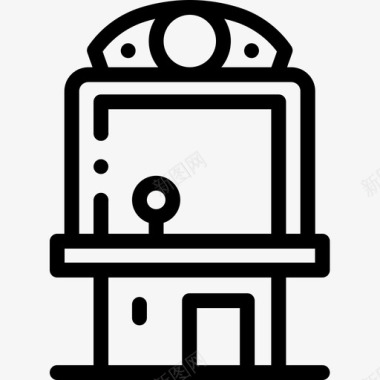 爪形机器3号拱廊直线型图标图标