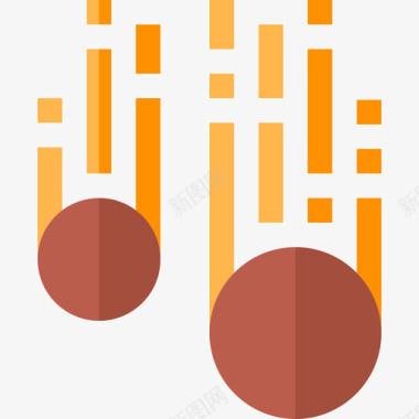 23d陨石史前23扁平图标图标