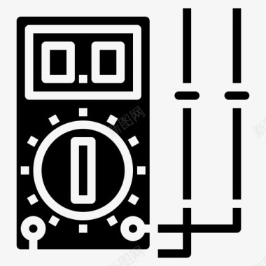 矢量装置万用表电子装置15加注图标图标