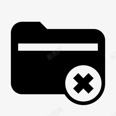 垃圾删除图标删除文件夹交叉办公图标图标