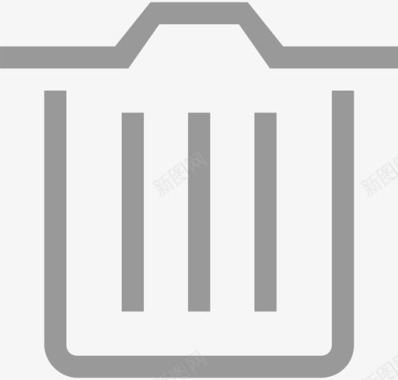 垃圾删除图标垃圾桶图标