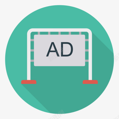 车顶广告牌广告牌数字营销136循环图标图标