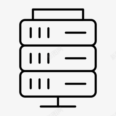 大型战舰服务器数据中心数据库图标图标