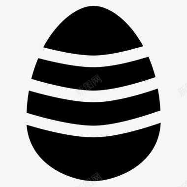 庆祝节日素材复活节彩蛋庆祝装饰图标图标