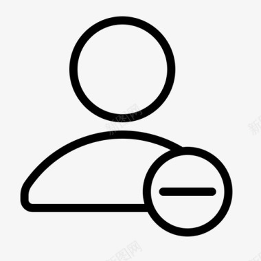 垃圾删除图标删除用户帐户删除图标图标