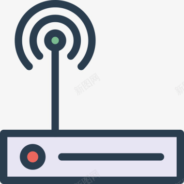通信通信网页与编程2线颜色图标图标
