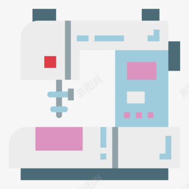 10xs缝纫机工艺10平图标图标