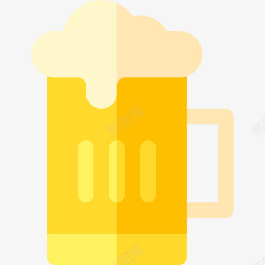 啤酒夏季89淡啤酒图标图标