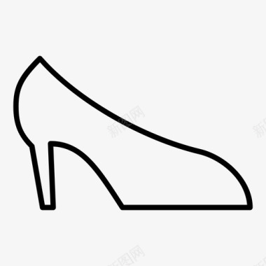 女鞋女鞋时尚高跟鞋图标图标