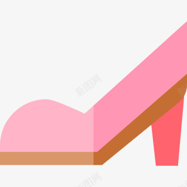 矢量高跟鞋高跟鞋衣服117平底鞋图标图标