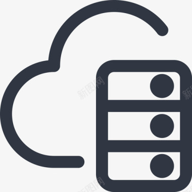 云服务器01计算-云服务器图标