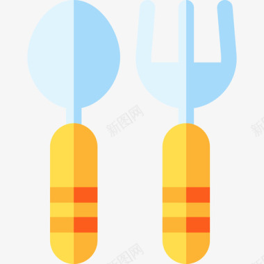 烤肉大餐餐具烤肉51扁平图标图标
