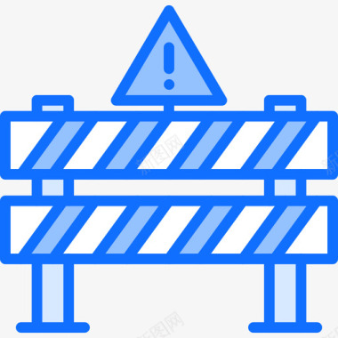 建造物屏障建造者3蓝色图标图标